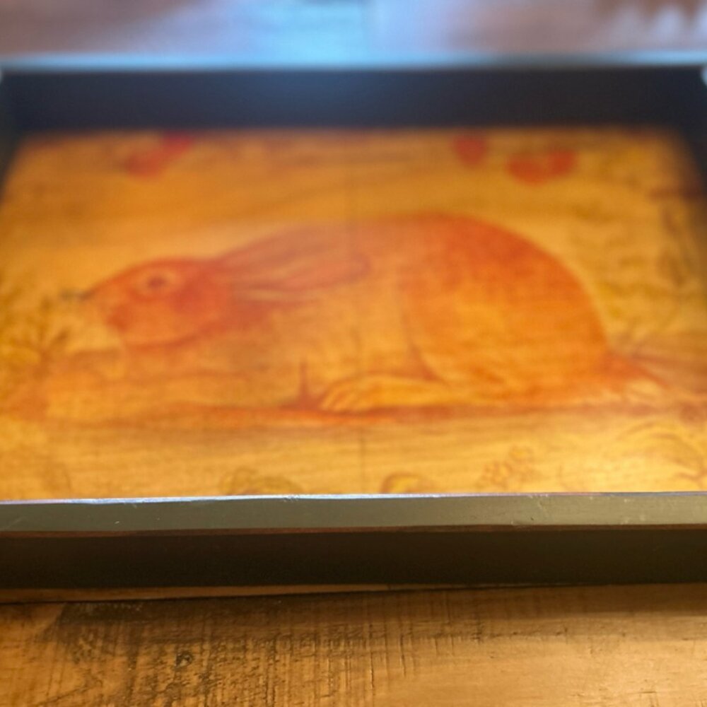 Vintage Rabbit Serving Tray - Picture 7 of 8